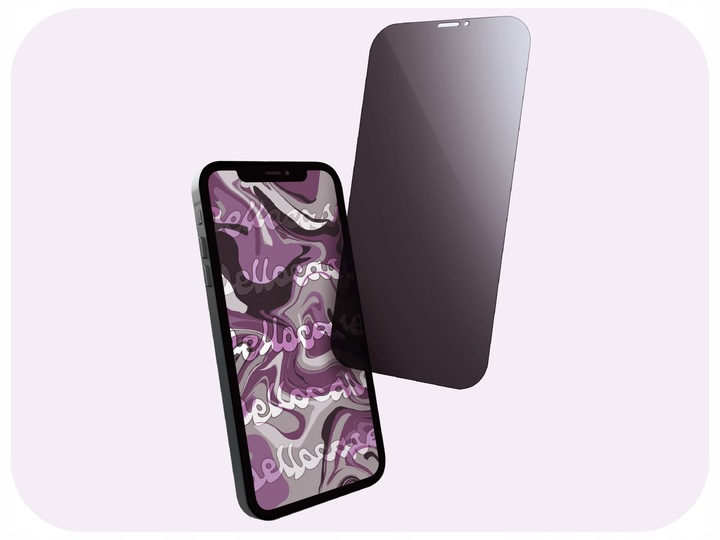 (2-pak) Szkło Hartowane Do iPhone 11 / XR (Prywatyzujące, Ochronne, 9H)