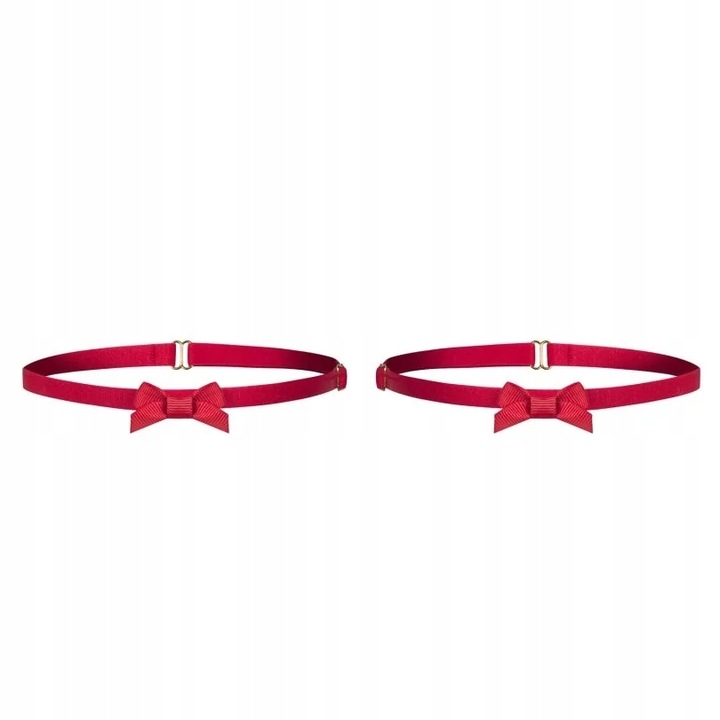 Promees garters JESSICA red Podwiązki studniowka bal OneSize