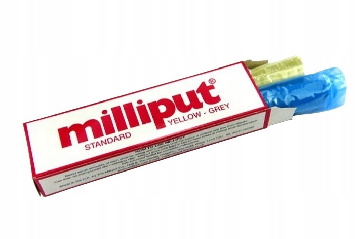Milliput Standard Yellow Grey 113g. masa epoksydowa