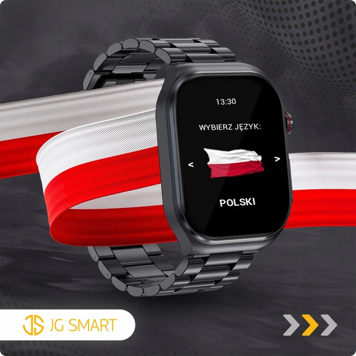 SMARTWATCH DLA SENIORA ZEGAREK EKG FUNKCJA POMIARU CUKRU CIŚNIENIE MENU POL