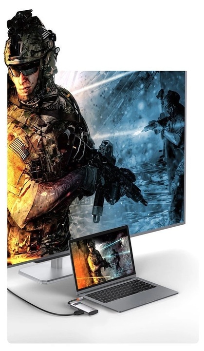 Baseus Metal Gleam 4w1 wielofunkcyjny HUB USB Typ C - USB Typ C Power Deliv