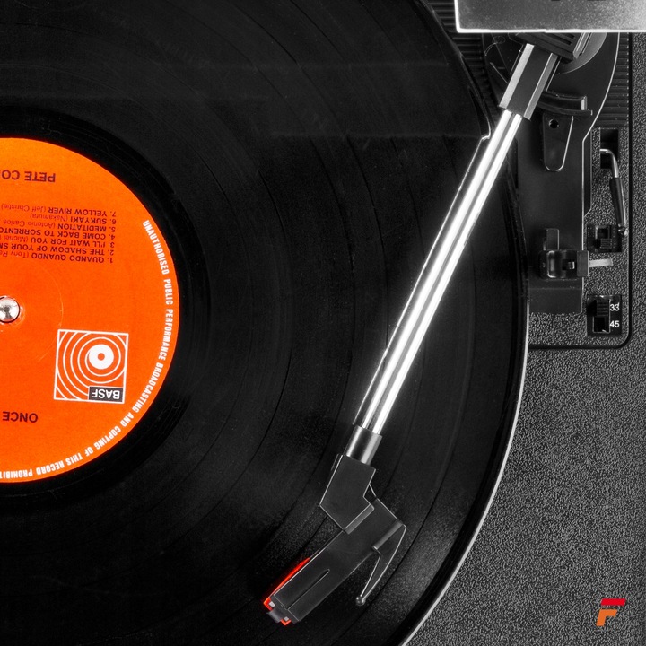 Gramofon retro USB MP3 z Głośnikami + Konwersja Winylu