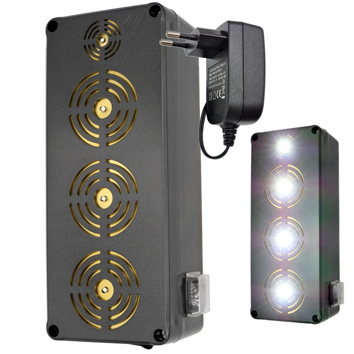 KING-LED ODSTRASZACZ GRYZONI KUN MYSZY SZCZURÓW NA KUNY MYSZY SZCZURY