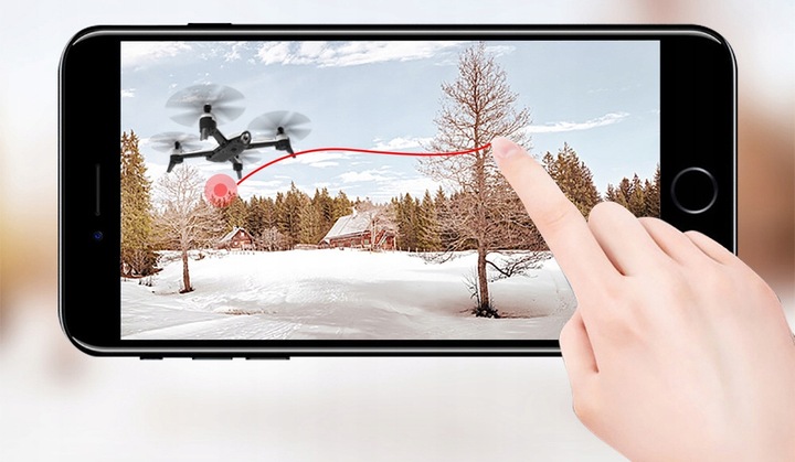 DRON SG106 PODWÓJNA KAMERA 4K HD WIFI FPV CZARNY PRO MINI RC 2 KAMERY FLY