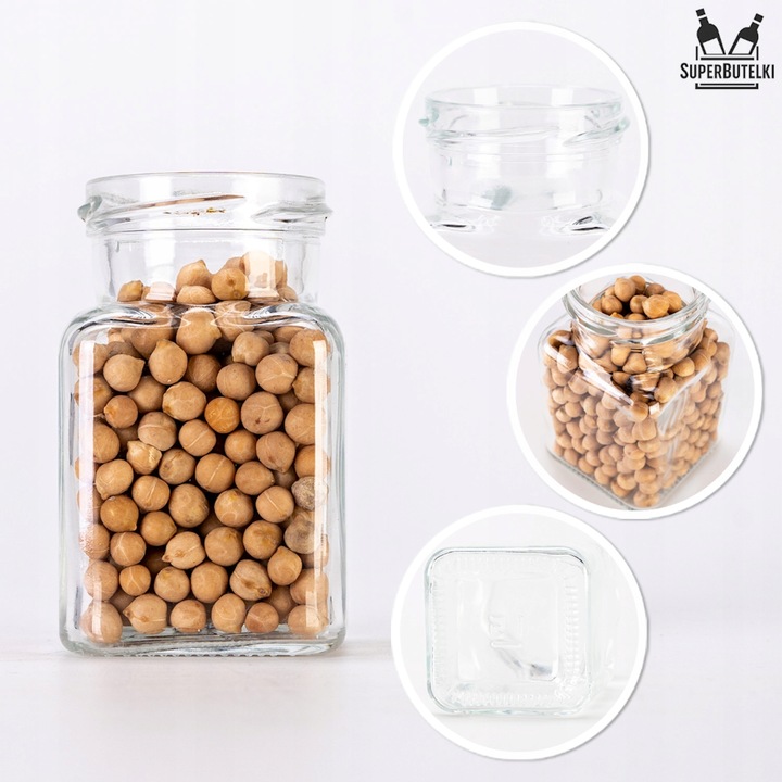 10x SŁOIK SZKLANY 150 ML NA PRZYPRAWY DŻEM MIÓD KONFITURY SOKI SÓL