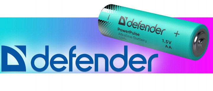 40x BATERIE BATERIA ALKALICZNE PALUSZKI DEFENDER POWERPULSE PRO AA LR6