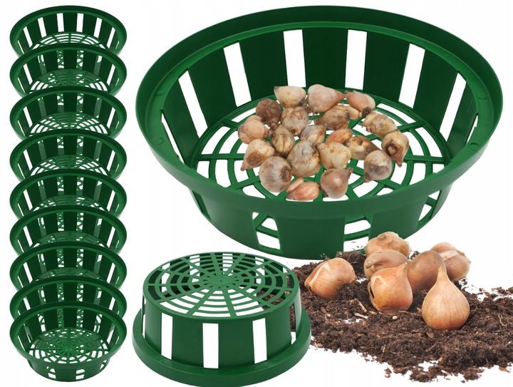 Koszyczek Do Sadzenia Cebulek Osłonka Na Cebulki Bulwy 22cm Koszyk 10