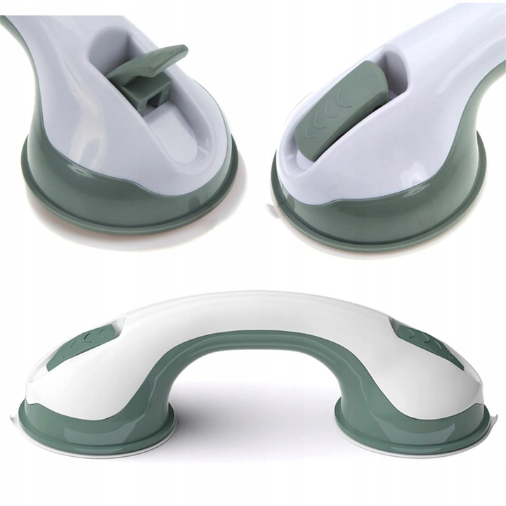 UCHWYT DO ŁAZIENKI BEZ WIERCENIA NA PRZYSSAWKI POMOCNA PORĘCZ DLA SENIORA