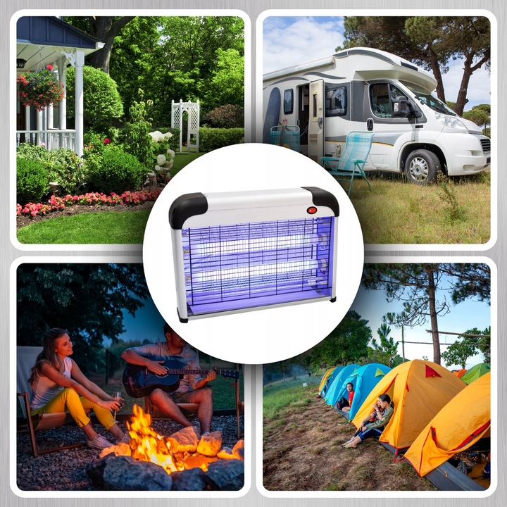 LAMPA OWADOBÓJCZA UV na komary muchy owady itp. DUŻA MOCNA BARDZO