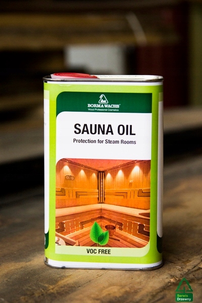 Zabezpieczający olej do saun 1L Bezbarwny Borma