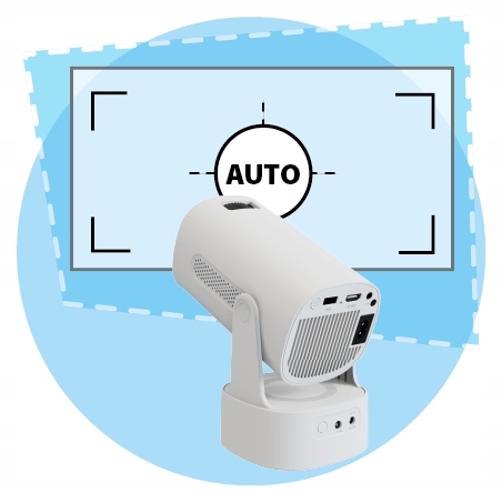 Bezprzewodowy Rzutnik KVTS01 projektor miracast 4k bateria w zestawie Etui