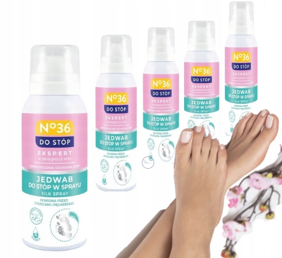 Silk Jedwab w sprayu 2w1 75ml - Ochrona stóp przeciw otarciom