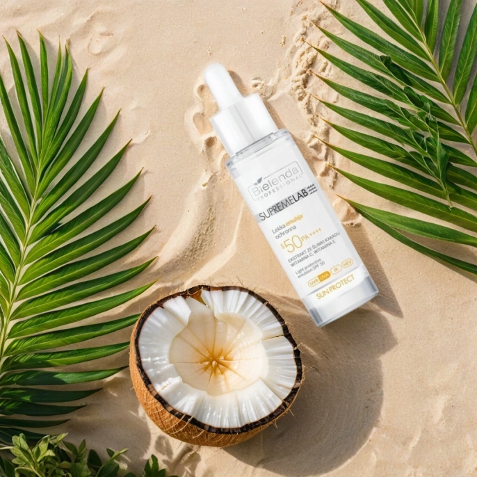 BIELENDA SUPREMELAB EMULSJA OPALANIA OCHRONNA SPF50 PA ++++ UVA UVB IR HEV