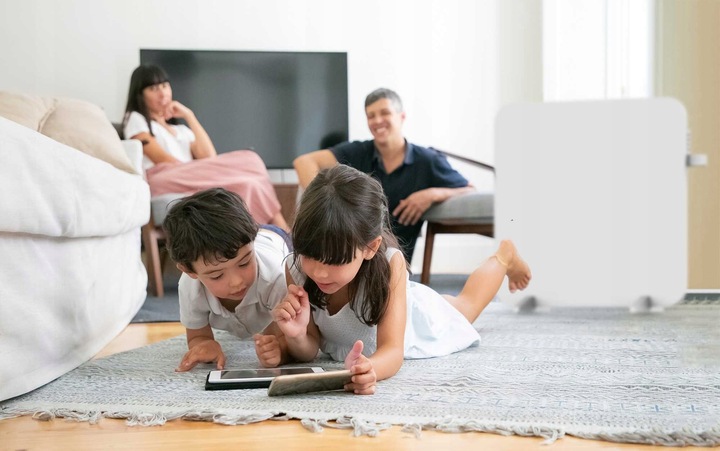 GRZEJNIK NA PODCZERWIEŃ IR METALOWY 450W WiFi TUYA
