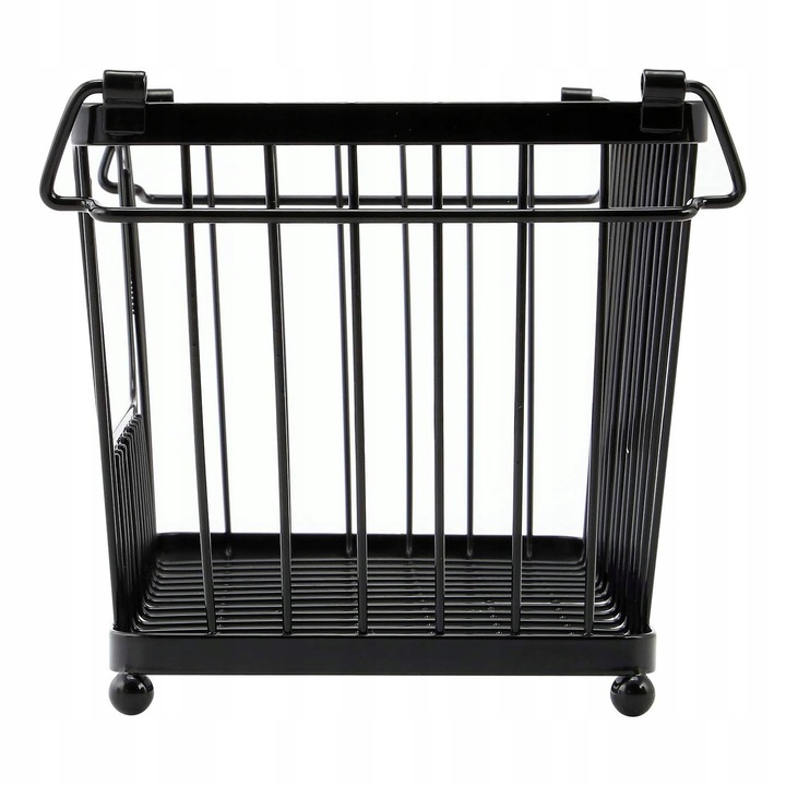 KOSZ NA OWOCE Koszyk na Warzywa Stojak Piętrowy Czarny do Piętrowania