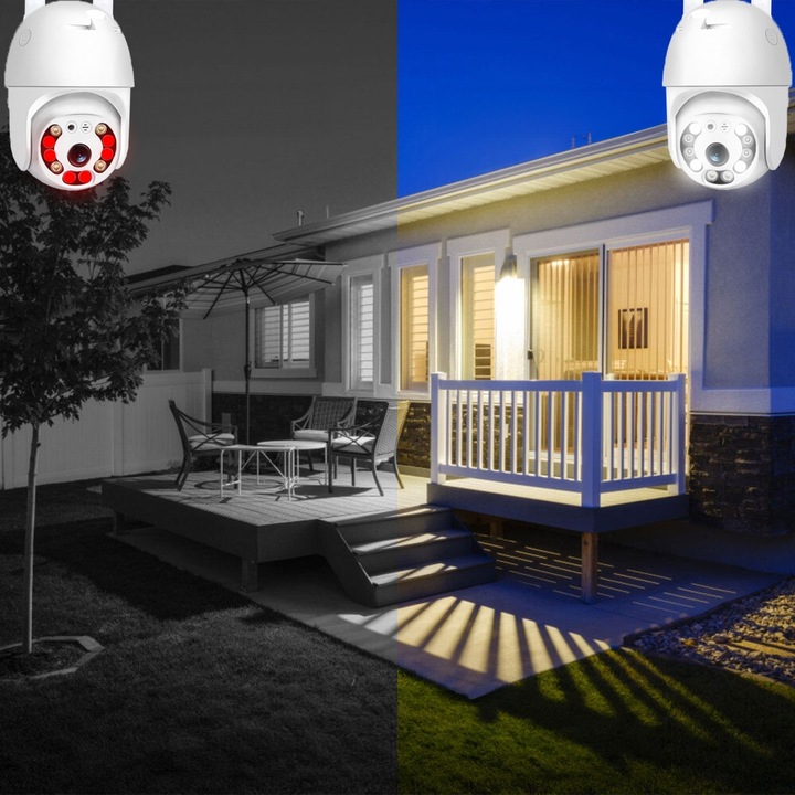 KAMERA WIFI IP SMART OBROTOWA FULL HD 2MP MONITORING 1080p ZOOM 4x DETEKCJA