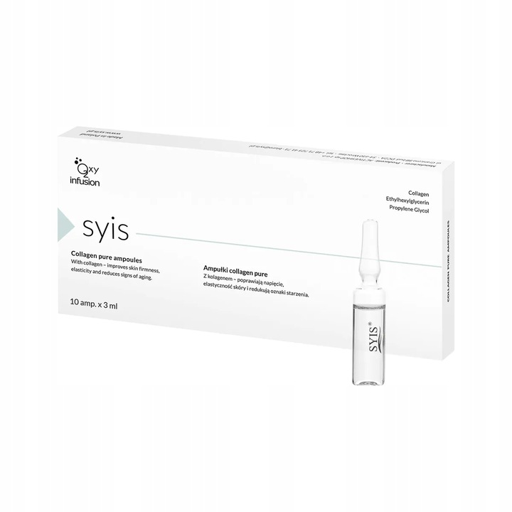 Syis ampułki collagen kolagen do twarzy 10x3 ml