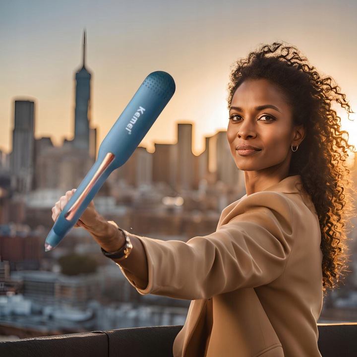 Karbownica ceramiczna PRO fale i objętość regulacja temperat elegancki