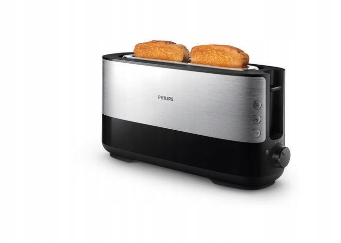 Toster 950W Philips Viva Collection Opiekacz srebrny HD2692/90