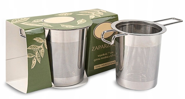 ZAPARZACZ do herbaty ziół uniwersalny JAKOŚCIOWY 6,5 cm ze stali