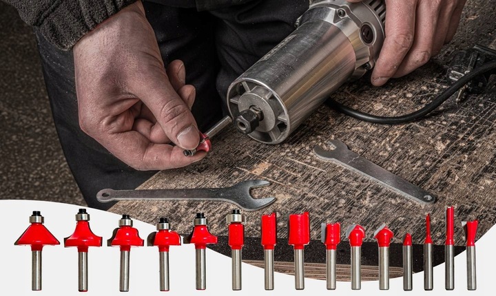 Frezarka górnowrzecionowa 800W do drewna pionowa ręczna do krawędzi