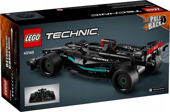 KLOCKI LEGO TECHNIC 42165 MERCEDES AMG F1 W14 PERFORMANCE PULL-BACK AUTA