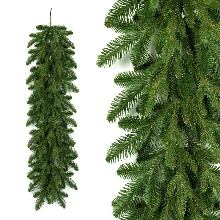 Girlanda Jodła 100% PE gęsta jak naturalna 110 cm podkład z igliwia