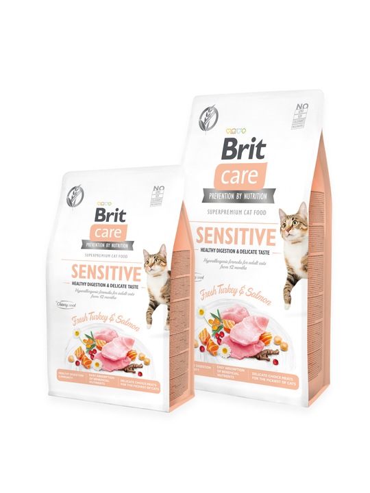 BRIT CARE CAT Grain-free Sensitive 2kg INDYK ŁOSOŚ