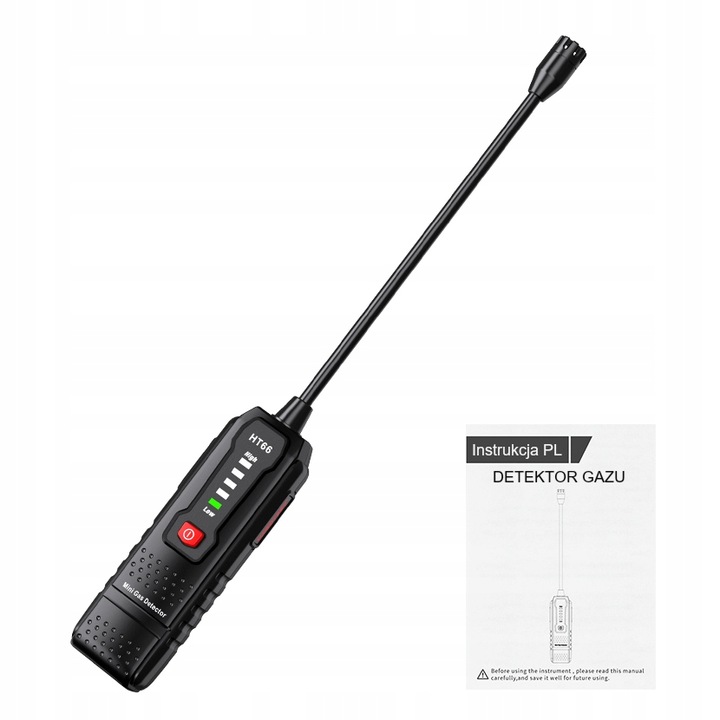 Mini Detektor Wykrywacz Wycieku Gazów Palnych - Alarm Dźwiękowy i