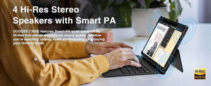 DOOGEE T30SE Tablet 11" 2.4K 9GB/128GB Android 14 WIFI SIM Hi-Res 8580mAh