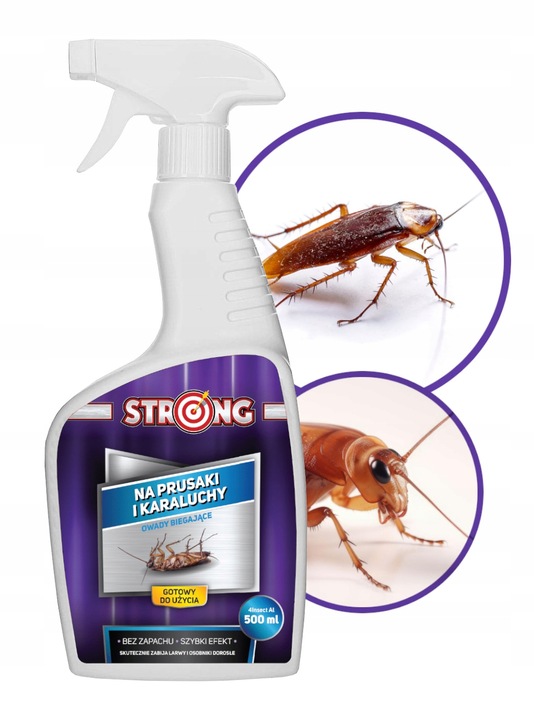 ŚRODEK NA PRUSAKI KARALUCHY PREPARAT DO ZWALCZANIA KARALUCHA SPRAY