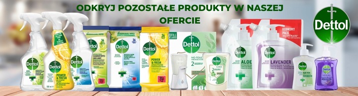 DETTOL mydło w płynie do rąk Zestaw 3x 500 ml z Aloesem