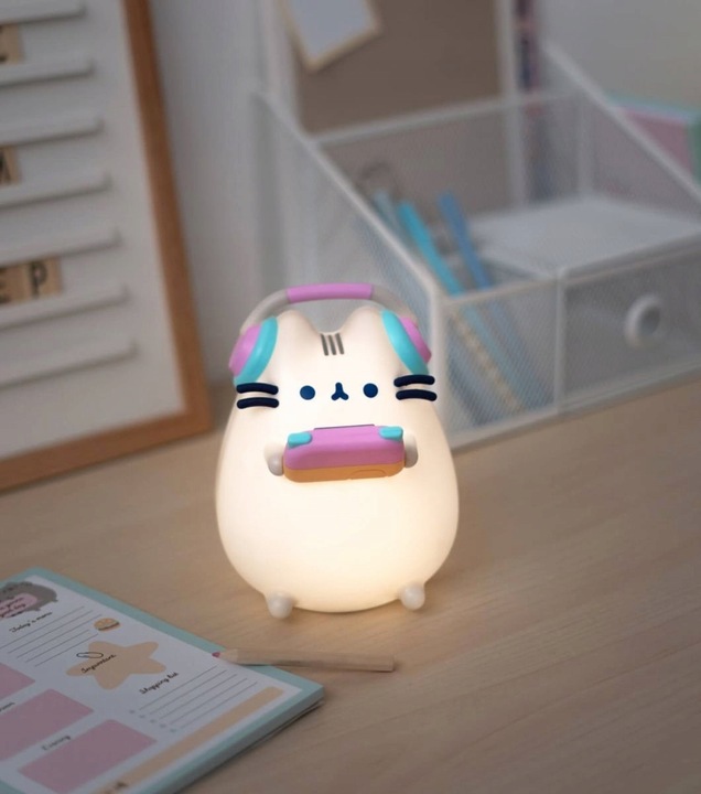 PUSHEEN LAMPKA NOCNA USB NA BATERIE Gamer Kot Kotek PUSZIN