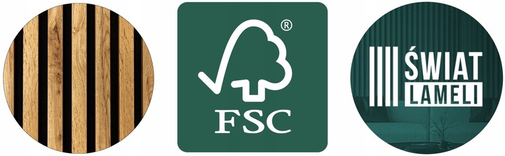 Lamele ścienne na Płycie Dąb Wotan Panel Panele POLSKIE PREMIUM - 275x46 cm