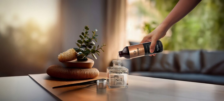 Refill do dyfuzora zapachowego patyczków Valpe butelka 180ml MUSK i