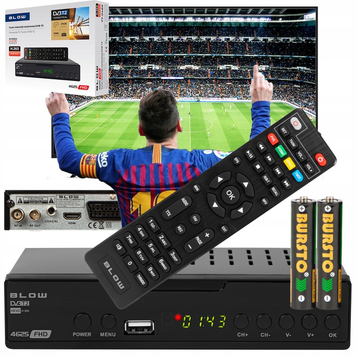Tuner DVB-T2 Blow 4625FHD