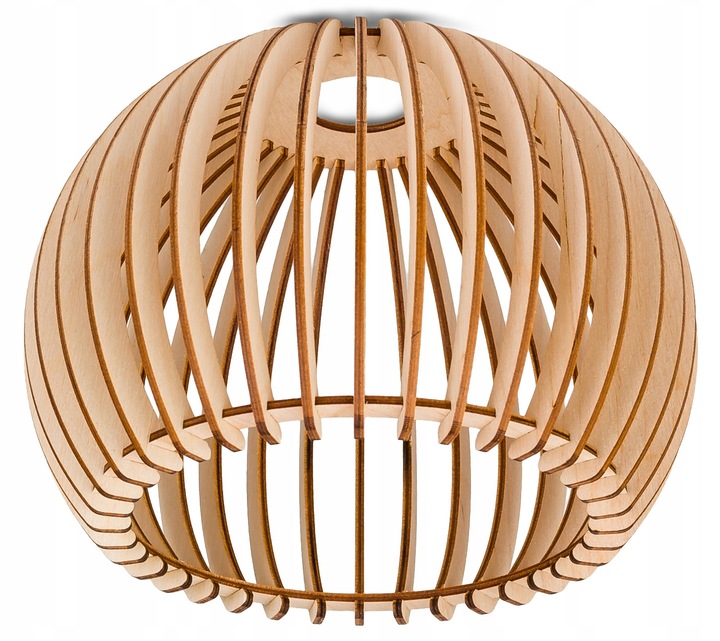 LAMPA STOJĄCA PODŁOGOWALOFT NA LED E27 STAŁA GIĘTA Z KLOSZEM DREWNO