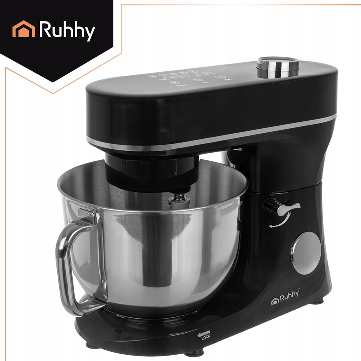 Robot Kuchenny Planetarny z Podgrzewaną Misą 5,7L Ruhhy Mikser do