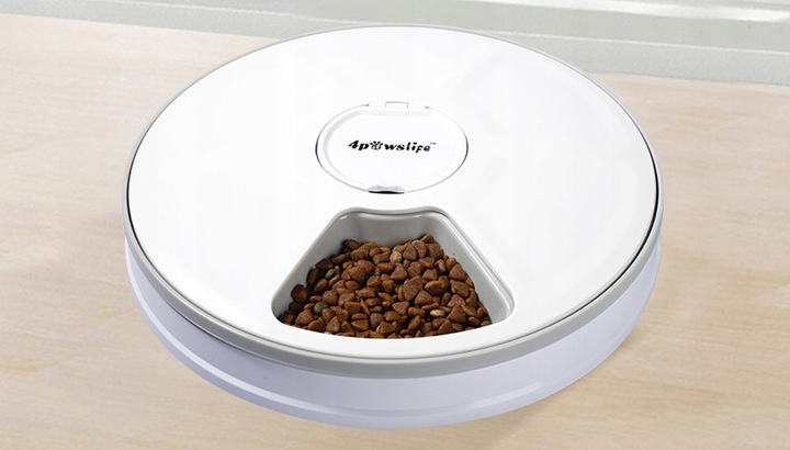 Podajnik dozownik suchej karmy automat czasowy timer dla psa kota miska