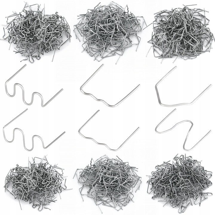 ZSZYWKI DO PLASTIKU ZGRZEWARKI ZESTAW 3000SZT RS28 RS26 RS16 RS18 RS46