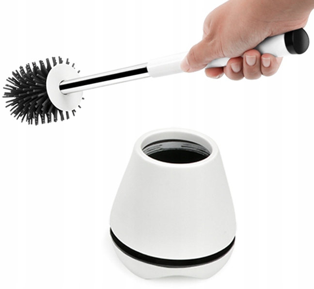 Silikonowa antybakteryjna szczotka do WC + GRATIS