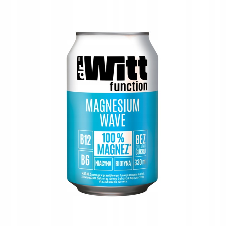 Napój gazowany Dr Witt function Magnesium Wave ananas magnez 12x 330ml