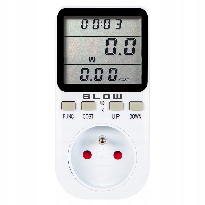 WATOMIERZ LICZNIK ENERGII POBORU PRĄDU MIERNIK ELEKTRONICZNY