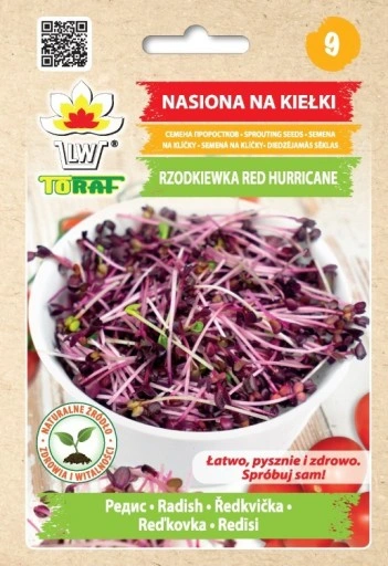ZESTAW NASIONA NA KIEŁKI MIX ODMIAN ŁATWA UPRAWA MICROGREENS 21 SZT. GRATIS