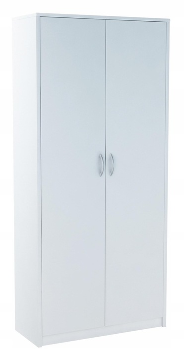 SZAFA REGAŁ BIAŁY TOM NA SEGREGATORY, BUTY 75 x 35 x 180 CM