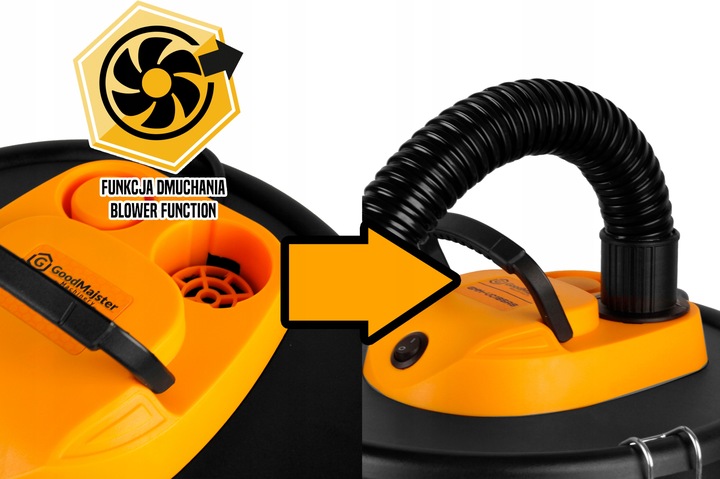 ODKURZACZ PRZEMYSŁOWY BEZWORKOWY separator do popiołu pieca kominka