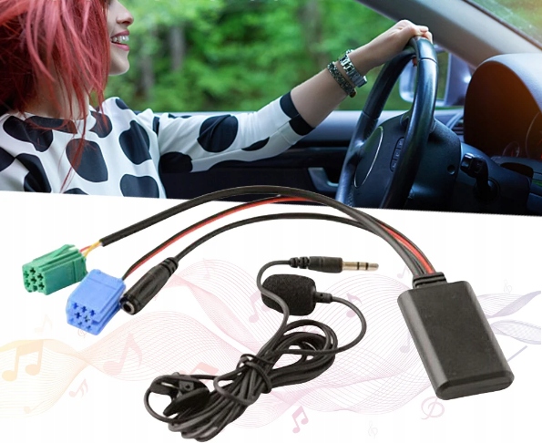 dla Renault MODUŁ BLUETOOTH AUX DO RADIA UPDATE LIST