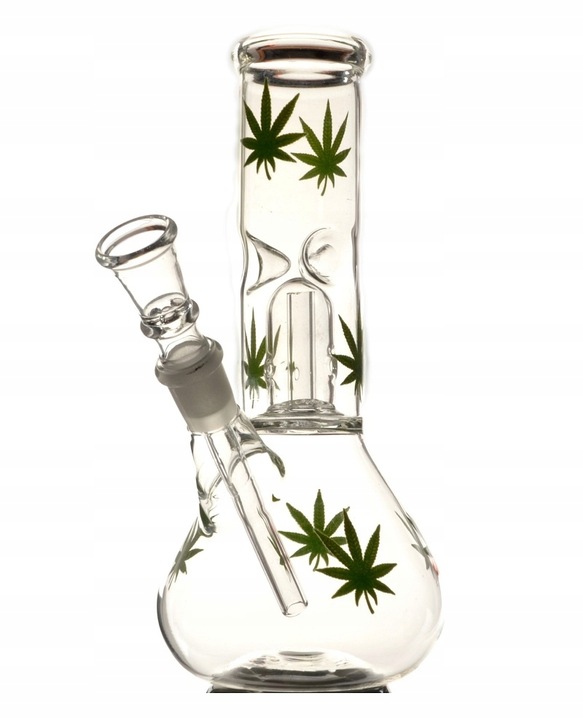 Fajka wodna bongo szklane ICE Don't Panic Leaf