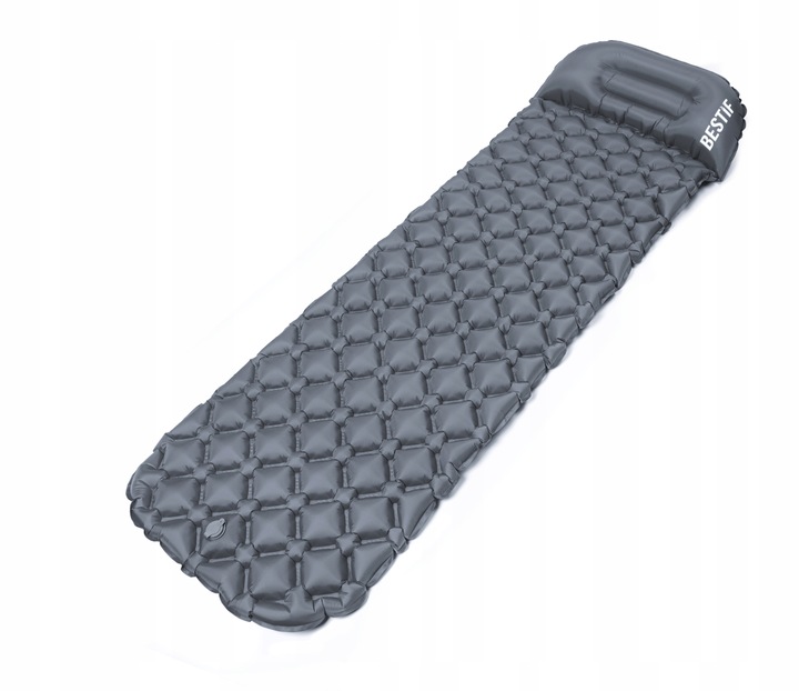 MATERAC TURYSTYCZNY TREKKINGOWY BESTIF DMUCHANY MATA ULTRALEKKI POKROWIEC