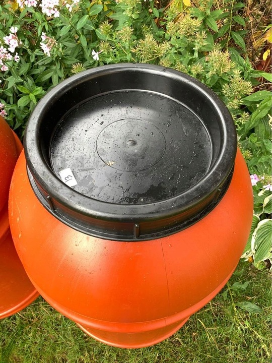 Beczka plastikowa 200 220L + GRATIS KRAN, TWARDA na deszczówkę